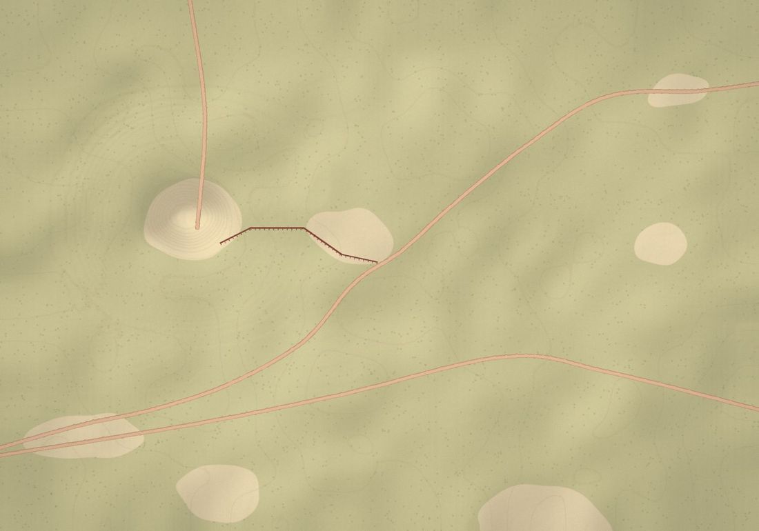 The Wilderness on the documentary-style map